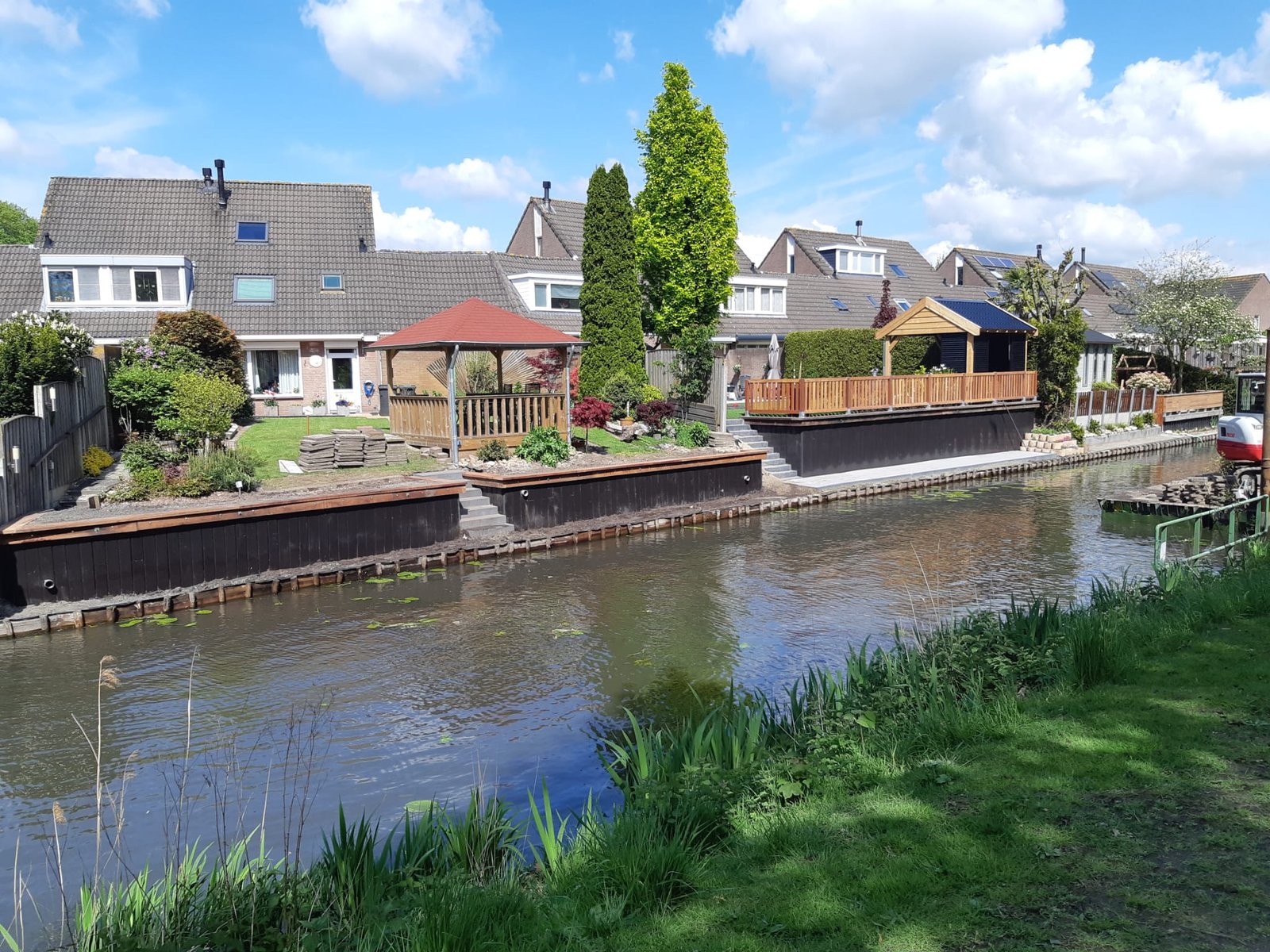 Bescherming oever door beschoeiing